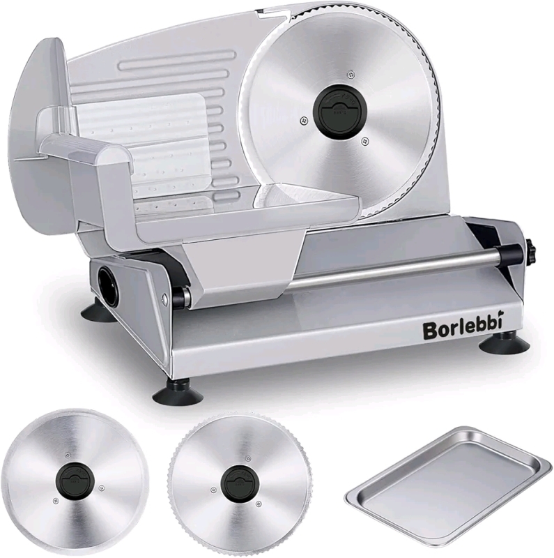 New in Box Borlebbi Electric Food Slicer
