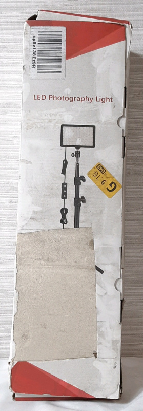 New in Box LED Photography Light - Packaging is Damaged, Does not Impact Product Inside