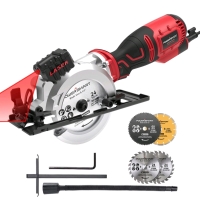 New in Box Power Smart 5.8 Amp 4.5" Electric Mini Circular Saw