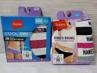 6 New 2XL Women's Hanes Undergarments.