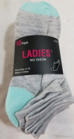 New 10 pack ladies no show socks size 4-10