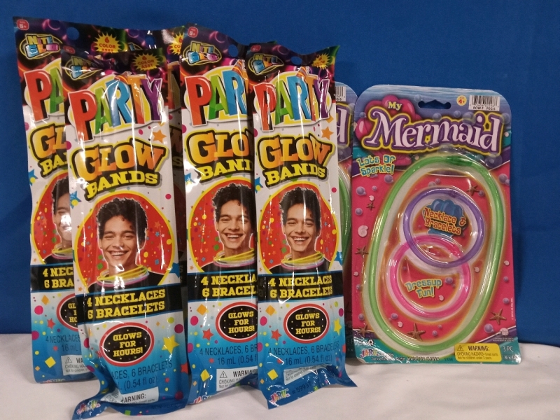 7 New Packs | Glowstick Bracelets and Necklaces
