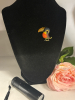 Colourful Rhinestone Toucan Bird Alloy Brooch Vibrant and Exquisite Approximately 1.5 x 1 Inch Nice Glow with UV New Light included - 5