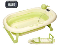 New in Box | Tiny Totz Foldable Baby Bath Tub w/ Thermometer | Retails $70