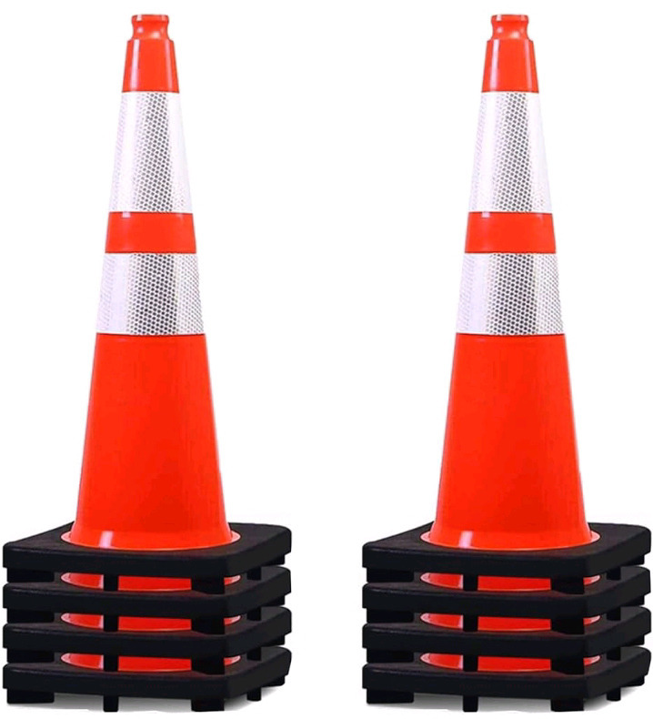 8 New In Box | 28" Tall Traffic Cones / Saftey Construction Cones | * Retails $100+ *