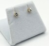 14KT Yellow Gold CZ Star Shape Earring, Retail $300.00. - 4