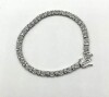 Sterling Silver Natural Diamond (0.25ct) Bracelet, W/A $855.00. Diamond is the birthstone for April. - 2