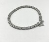 Sterling Silver Natural Diamond (0.25ct) Bracelet, W/A $855.00. Diamond is the birthstone for April. - 3