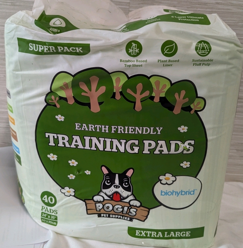 40 New Earth Friendly Training Pads. 24" by 35"