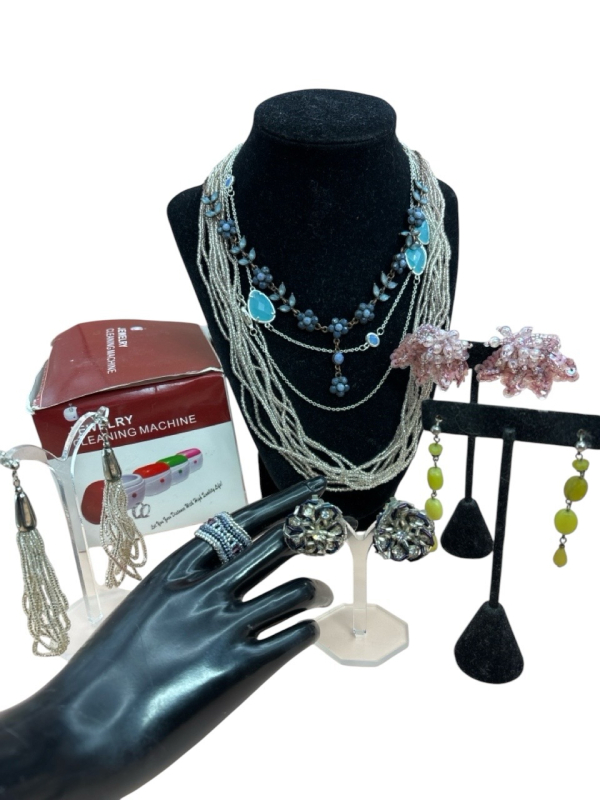 Vintage to Modern Jewelry Including New Box Jewelry Cleaning Machine
