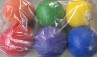 6 New 7" Colourful Dodgeballs