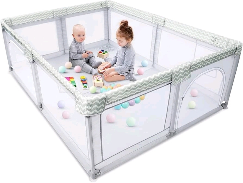 New Pusega Baby Playpen. 75x59x27inch.
