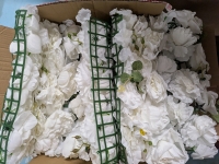6 artificial Flower Panels. Approximately 16" by 23"
