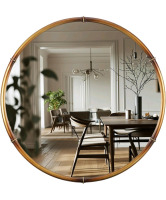 New In Box | CAVINHOME Round Bathroom Mirror 24" Dia Metal Framed Accent Mirror | * Retails $140+ *