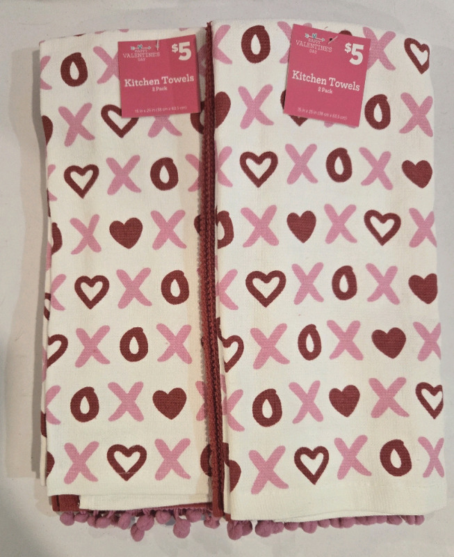 2 New | Kitchen Towel 2 Packs | 15" x 25"