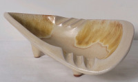 Vintage McMaster Pottery Canada 45 Glazed Ashtray . Small chip on bottom