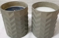 2 new Mosaic Bath & Spa 16 oz candles MIDNIGHT FIRE