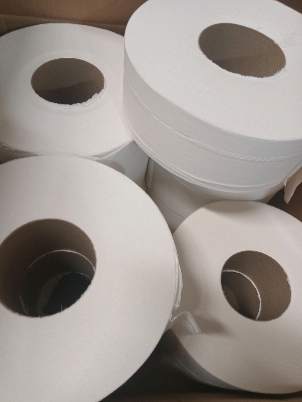 New in Box | 12 New Rolls/1000ft Scott Jombo Roll 2-Ply Bathroom Tissue | *Retails $162*