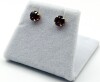 14KT Yellow Gold Natural Garnet (1.3ct) Earrings, Retail $450.00. Garnet is the birthstone for January. - 2