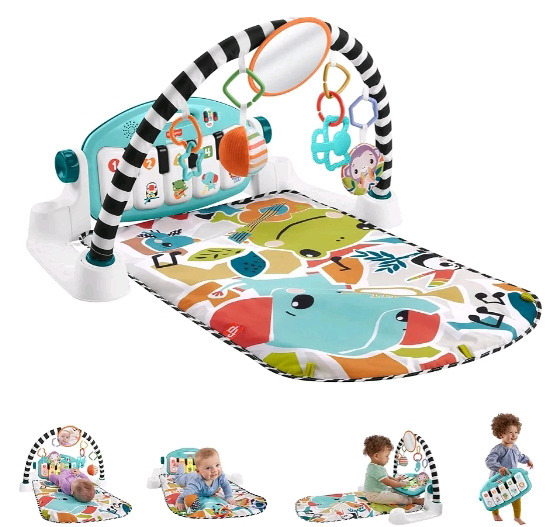 New in Box | Fisher Price Kick and Play Piano Gym | See Photos For Measurements | *Retails $50*