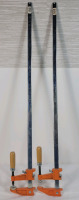 Two (2) Jorgensen 30" Woodworking Clamps # 3730 , Pair