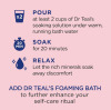6 New Packs | 36LBS Total Dr Teal's Pure Epsom Magnesium Salt Soak, Fragrance Free - 4