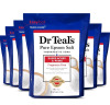6 New Packs | 36LBS Total Dr Teal's Pure Epsom Magnesium Salt Soak, Fragrance Free