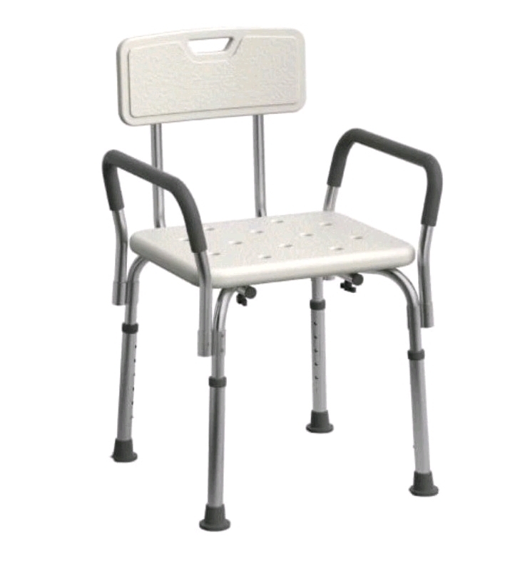 New in Box GUARDIAN Bath Bench with Back and Arms MDS89745RAH - Supports up to 350lbs
