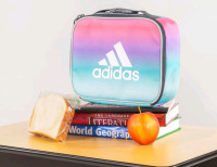 New | Adidas Foundation Insulated Lunch Bag Gradient Rose Tone Pink / White /Onyx Grey