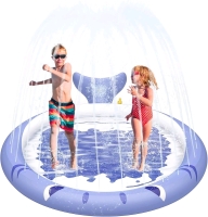 New OZMI Inflatable Shark Kiddie Oil Sprinkler Splash Pad