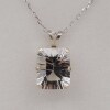 Sterling Silver Natural White Topaz (3.4ct) Pendant with Sterling Silver Chain, Retail $400.00. - 3