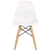 New Kids Chair - Toddler Size Plastic Chair With Wooden Legs Retails for $200 USD