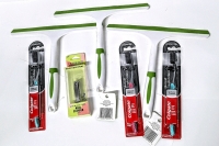 New Health & Beauty: 3&times; Colgate Ultra Soft Charcoal Toothbrushes, 3&times; Shower Squeegees, Stainless Steel Nail Clippers