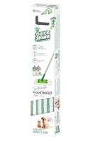 New in Box | Quick Shine Sustainable Hard Surface Floor Mop Kit Wet+Dry | Pet Friendly, Reusable & Washable | Measures 12.7 x 40.6 x 132.1 cm