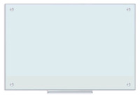New | U Brands 23" x 35" Glass White Board w/ 12" Tray & Liquid Dry Erase Marker | *Retails $150*