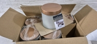 6 New Faberware Glass Canister with Lids 27 oz Each Canister