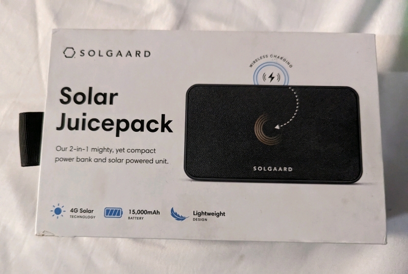 New Solguard Solar Juicepack.