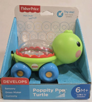 New | Fisher Price Poppity Pop Turtle | Develops Sensory Gross Motor & Curiosity