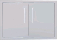 New - Sunstone 30" Stainless Beveled Frame Double Access Door . Measures 30"&times;21" . Model # BA-DD30 . Retail $220+