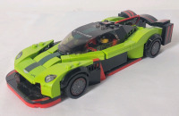 LEGO Speed Champions Aston Martin Valkyrie AMR Pro w/Mini Fig #76910 . Missing Wrench & Visor . Assembled , Dust from display