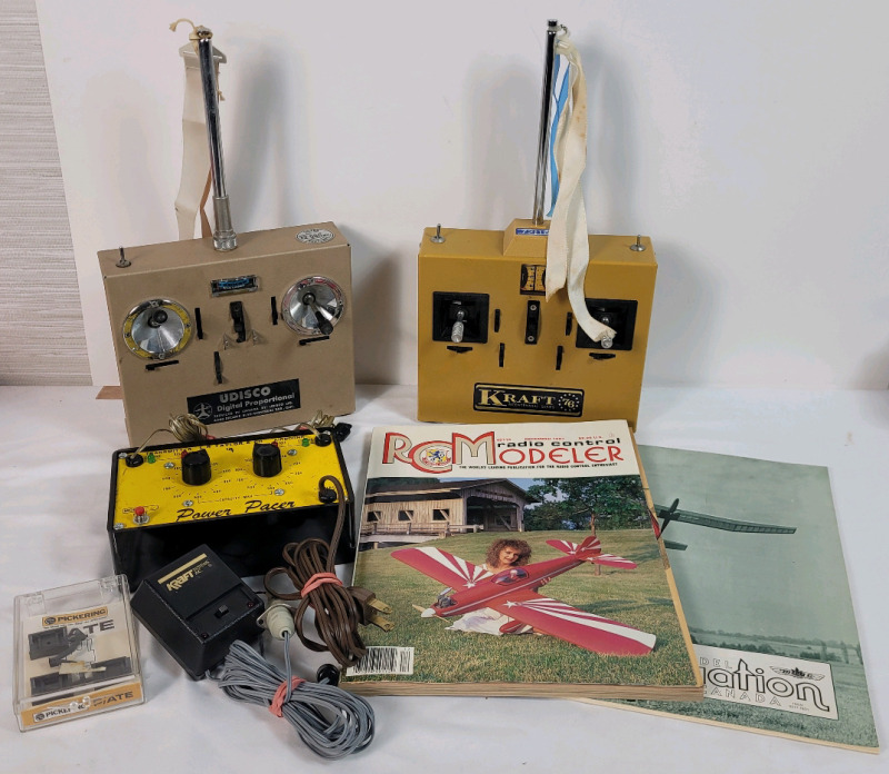 Modeler Radio Control Remote Controllers & Transmitter plus Modeler Magazines