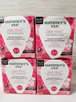 4 new (12 per) boxes SUMMER'S EVE Sheer Floral daily refreshing cloths