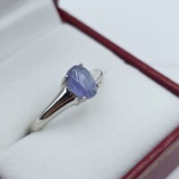 Sterling Silver Natural Tanzanite (0.60ct) Ring, Size 7, W/A $715.00. Tanzanite is the birthstone for December.