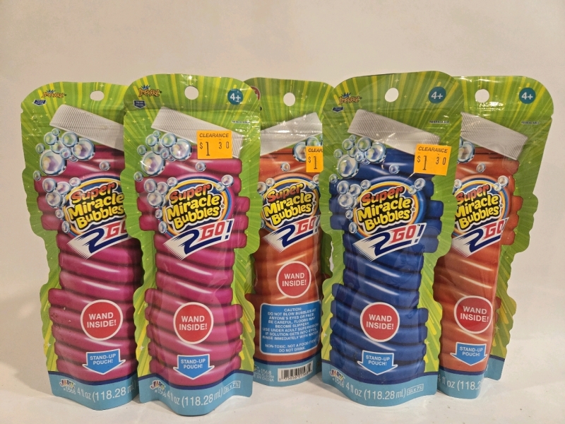 5 New | Super Miracle Bubles 118ml Each