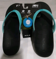 New Sole Flip Flops Size Ladies 10