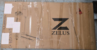 As Is | Zelus Folding Treadmill Electric Motorized Running Machine W/ Cupholders