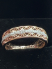 Stamped 14K Rose Gold Diamond Ring Band