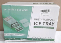 New in Box Multi-Purpose Silicone Ice Tray (54pcs in Box)
