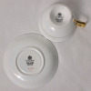 Paragon " Sky Blue and Gold " & " Valentine " Cup and Saucer Sets . All Cups and Saucers Ring True - 4