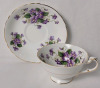 Paragon " Sky Blue and Gold " & " Valentine " Cup and Saucer Sets . All Cups and Saucers Ring True - 5